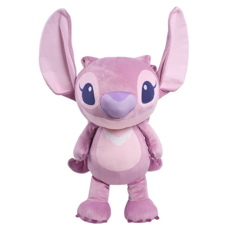 Disney Angel Jumbo Plush, 32-inch Stuffed Animal, Pink, Alien