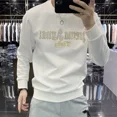 thumbnail image 5 of Sudaderas para hombre Top Jersey Ropa para hombre Sin capucha Amarillo New Rock Gráfico Diamante Cálido Novedad y Estilo Coreano Lujo, 5 of 5