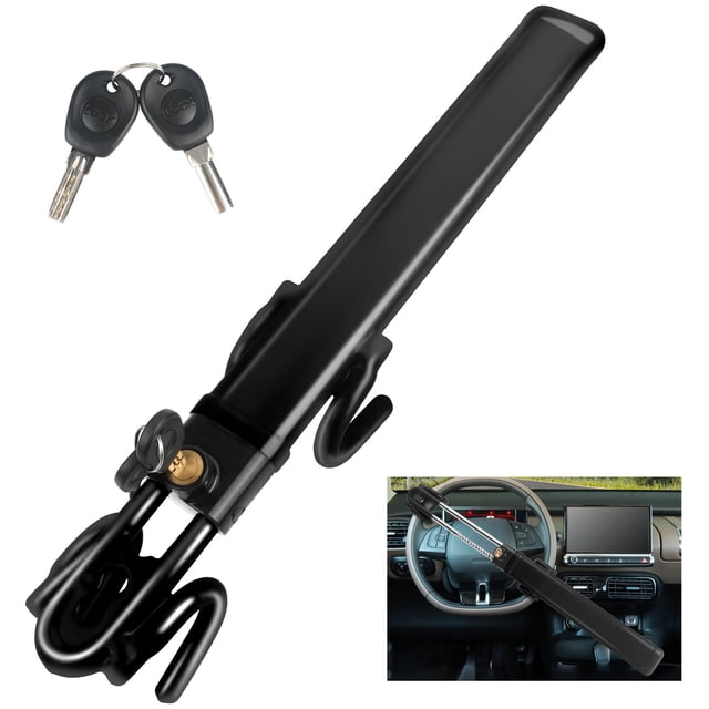 Cerradura de volante ATOM Keys antirrobo TAEYONK amarilla