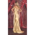 thumbnail image 2 of Off Shoulder Metallic Sheath Dress, 2 of 4