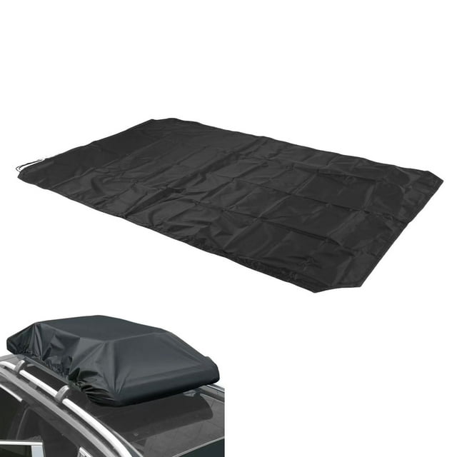 210D Oxford Cloth Water Proof Box Lid Cover,Tent Trailer Cover Travel Trailer Roof Cover Car Roof Top Tent Trailer Cover for SUV Rooftop Travel Luggage Rack
