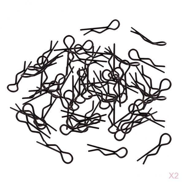 Pernos de Clips R Zulema 50 Piezas para Carrocería RC Fijación de Modelo 1/10 1/16