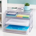 thumbnail image 3 of Cajones organizadores apilables StorI STAX Clear (juego de 2), 3 of 8