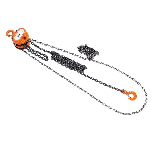 1T Bloque De Cadena Manual Lift De Acero De Acero Haist Para Maquinaria De Almacén