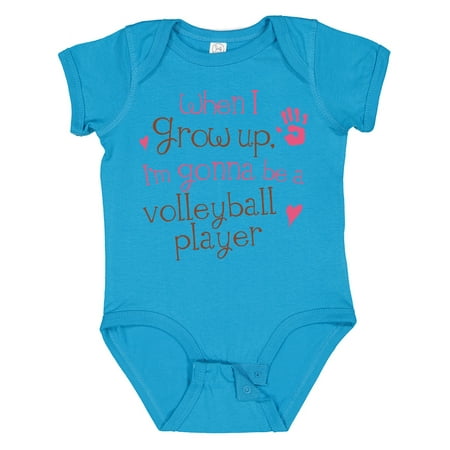 

Inktastic Kids Volleyball Player Gift Baby Girl Bodysuit