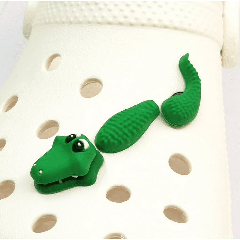9Pcs Hole Shoe Charm Decoration Funny Crocodile Dragon Snake Shape PVC Shoe Buckle Manual DIY Hole Shoe Accessory Fashion Trend Hole Shoe Matching Party Gift Walmart