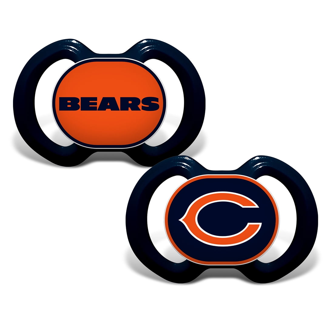 BabyFanatic Officially Licensed Pacifier 2-Pack - NFL Chicago Bears