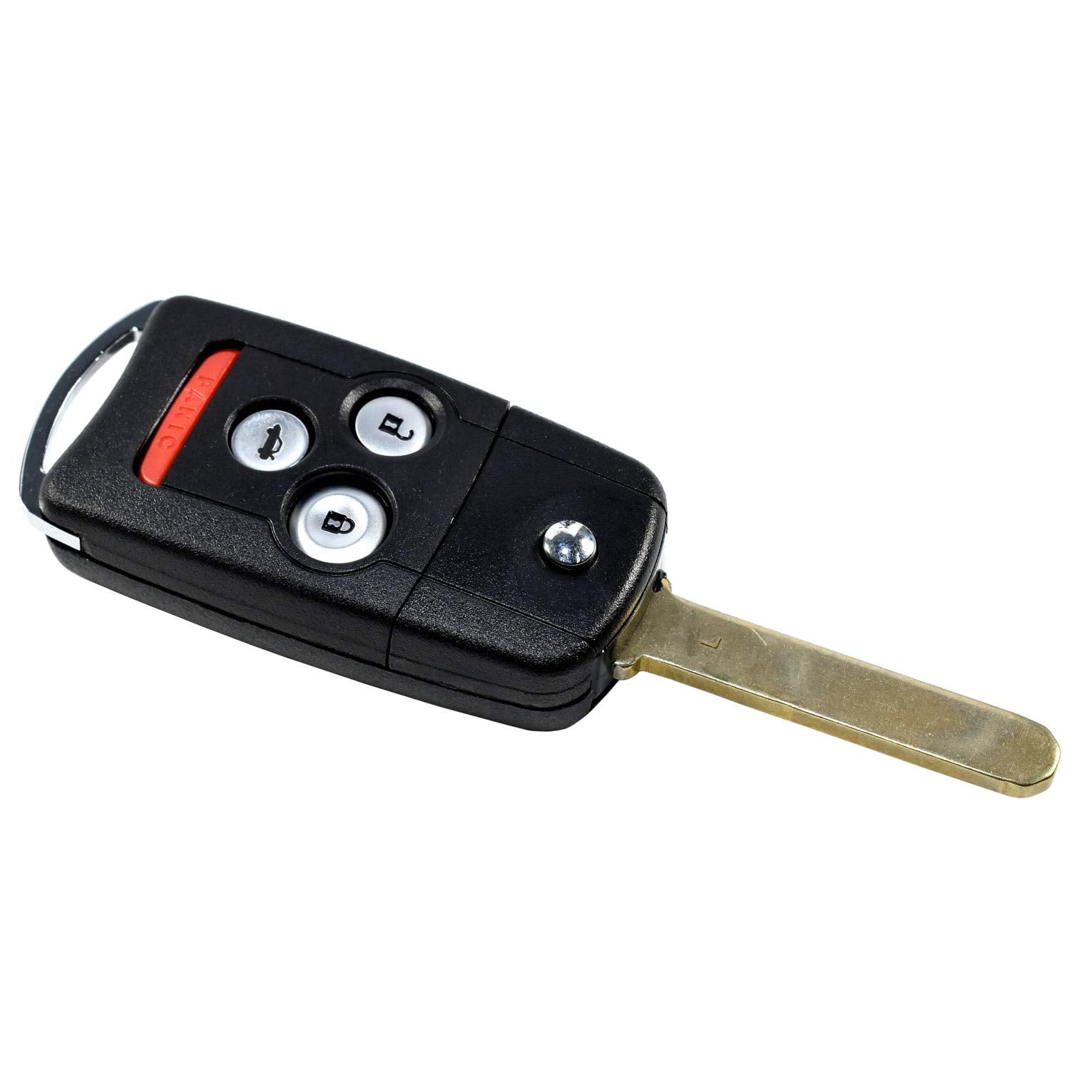 HQRP Folding Flip Key Fob Shell Remote Case for Honda/Acura Vehicles, 2-Pack