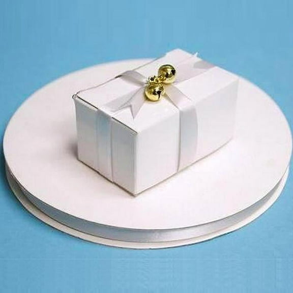 BalsaCircle 3/8" x 100 yards Silver Single Side Satin Ribbon Wedding Party Favors Crafts