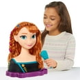 thumbnail image 2 of Disney’s Frozen 2 Queen Anna Deluxe Styling Head, 18-pieces, Officially Licensed Kids Toys for Ages 3 Up, Gifts and Presents, 2 of 7