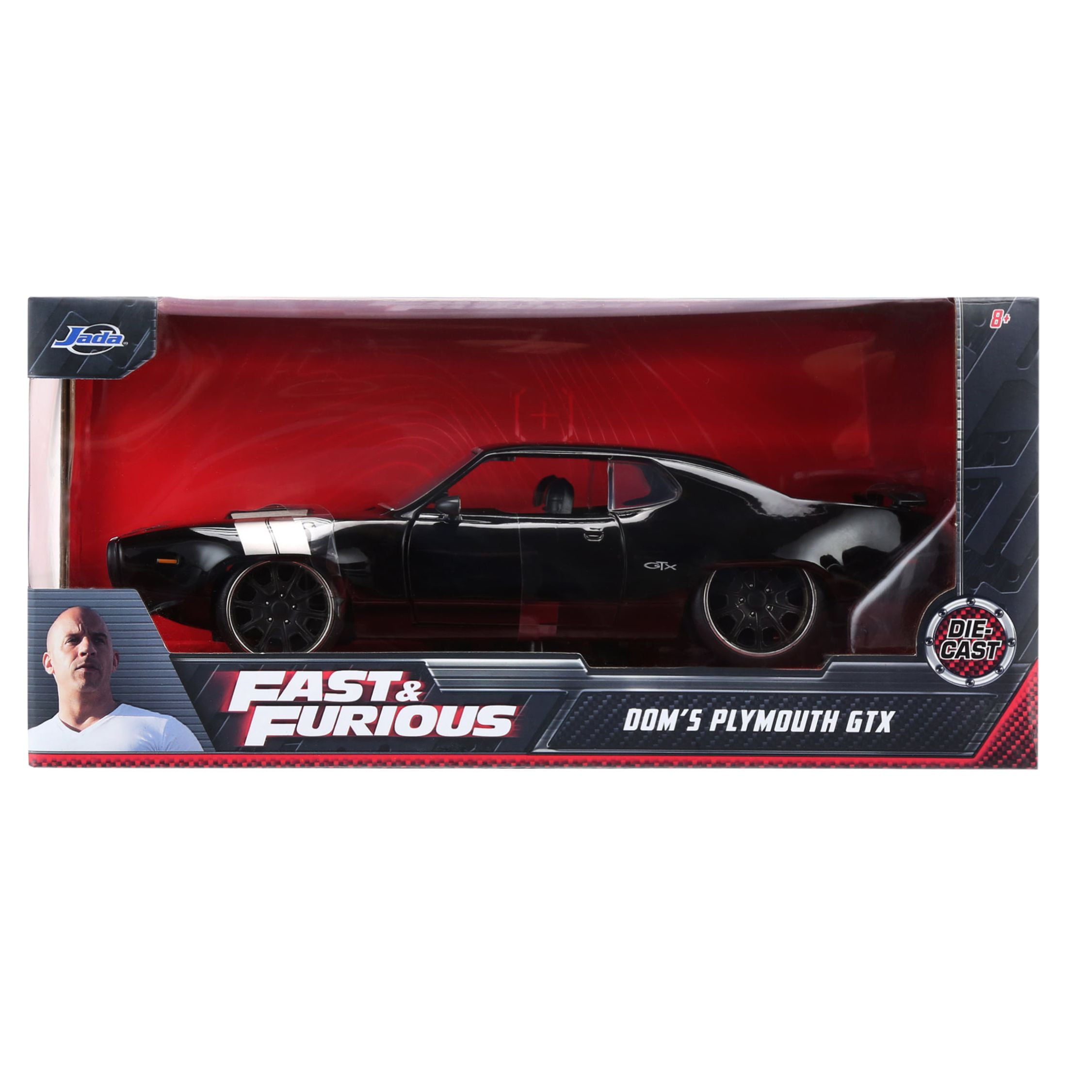 Jada Toys Fast & Furious Dom's '72 Plymouth GTX Diecast