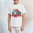 thumbnail image 2 of Kogui Kids Summer Shirts Boys Boys Short Sleeve T-Shirt Kids Crew Neck Basic Layering Casual Tees Summer Loose Fit Shirts Tops Size 9-10 (White,9-10 Years), 2 of 4