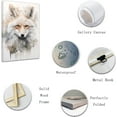 thumbnail image 2 of ZHONGYUTONG Fox Canvas Wall Art Fox Head Watercolour Poster Prints Abstract Animal Pictures for Modern Nursery Kids Room Decor Framed (20.00" x 30.00"), 2 of 6