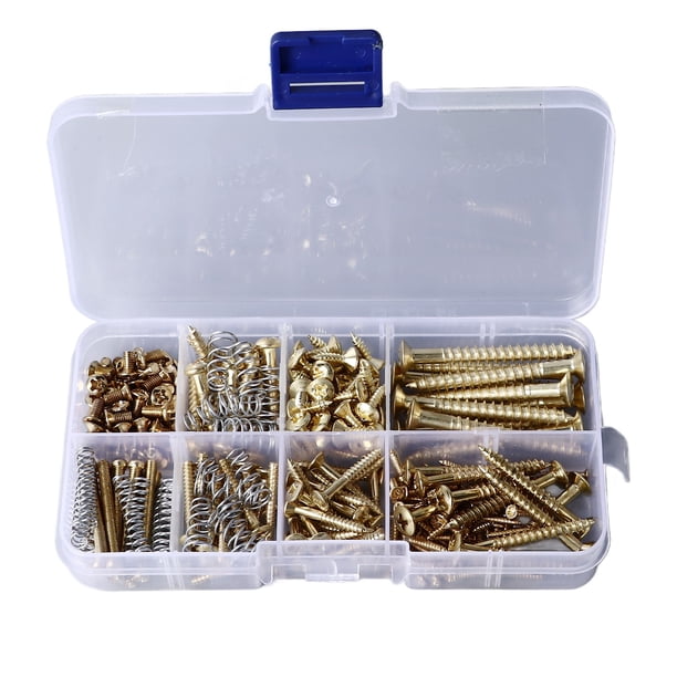 Kit de Tornillos de Guitarra Premium con Roscas Transparentes Tornillos Variados y Resortes para Puente Pastilla Afinador Estructura Resistente para una Fácil Instalación ANGGREK Otros