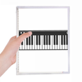 thumbnail image 1 of Electric Piano Music Vitality Sounds Notebook Loose Diary Refillable Journal Stationery, 1 of 3
