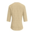thumbnail image 3 of T Shirts for Women 2025 Short Sleeve Lace Eyelet Dressy Casual Cute Tshirt Blouse Tops Womens T Shirts, 3 of 6