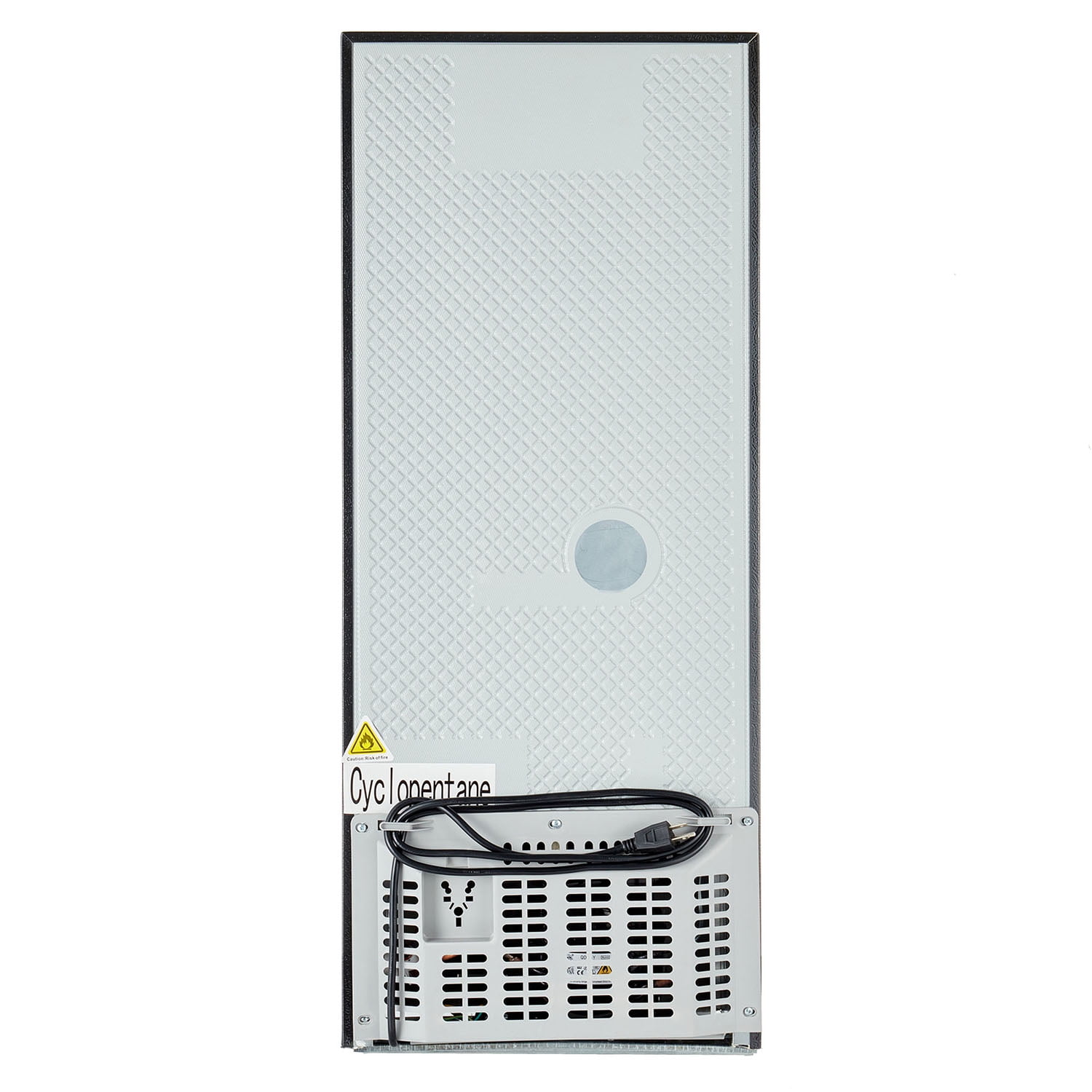 Spaco 3.6Cu.Ft Dual Zone Refrigerator, 2.2+1.4Cu.Ft 4 Star Freezer, 7 Temperature Settings, 45 dB, 166kWh/Year, Brushed Gray Silver Spaco 3.6Cu.Ft Dual Zone Refrigerator, 2.2+1.4Cu.Ft 4 Star Freezer, 7 Temperature Settings, 45 dB, 166kWh/Year, Brushed Gray Silver