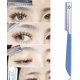 thumbnail image 2 of Tinksky 5pcs Eyebrow Shaper Razor Trimmer Shaver Hair Remover Set (Blue), 2 of 5