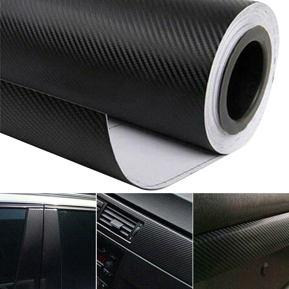 3D Carbon Fiber Matte Vinyl Film Auto Car Sheet Wrap Roll Sticker Decor NEW