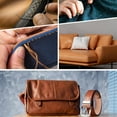 thumbnail image 2 of 29pcs Leather Craft Sewing Kit, EEEkit Leather Repair Upholstery Sewing Kit 8 Colors Waxed Thread Sewing Needles Awl, 2 of 9