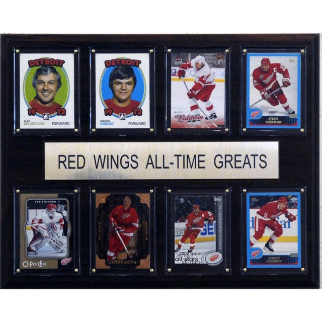 Placa C&I Collectables NHL Detroit Red Wings 30x38 cm