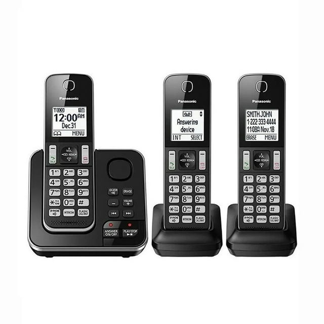 Teléfono Panasonic KX-TGD393C 3 extensiones Reacondicionado