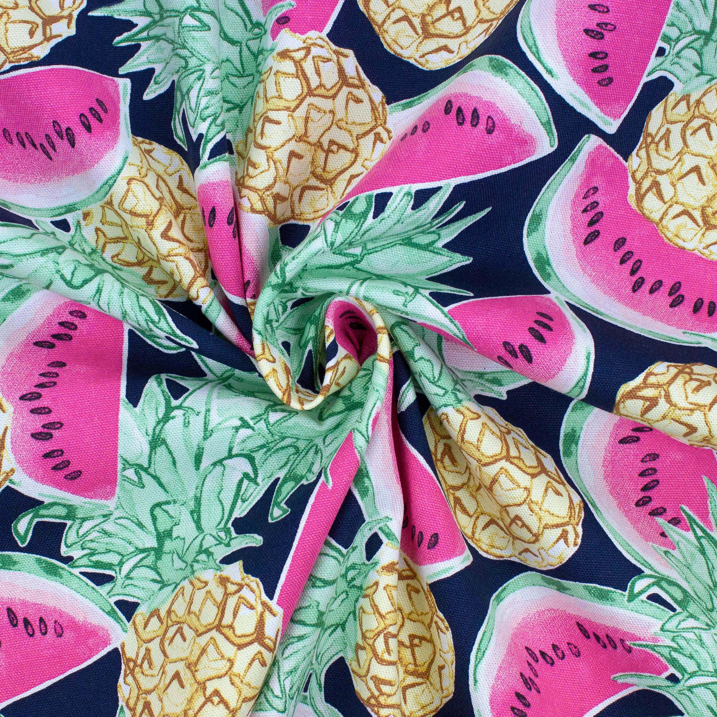 Better Homes & Gardens 100% Cotton Fruit Multi, 2 Yard Precut Fabric