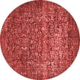 thumbnail image 1 of Ahgly Company Indoor Round Oriental Red Industrial Area Rugs, 6' Round, 1 of 4