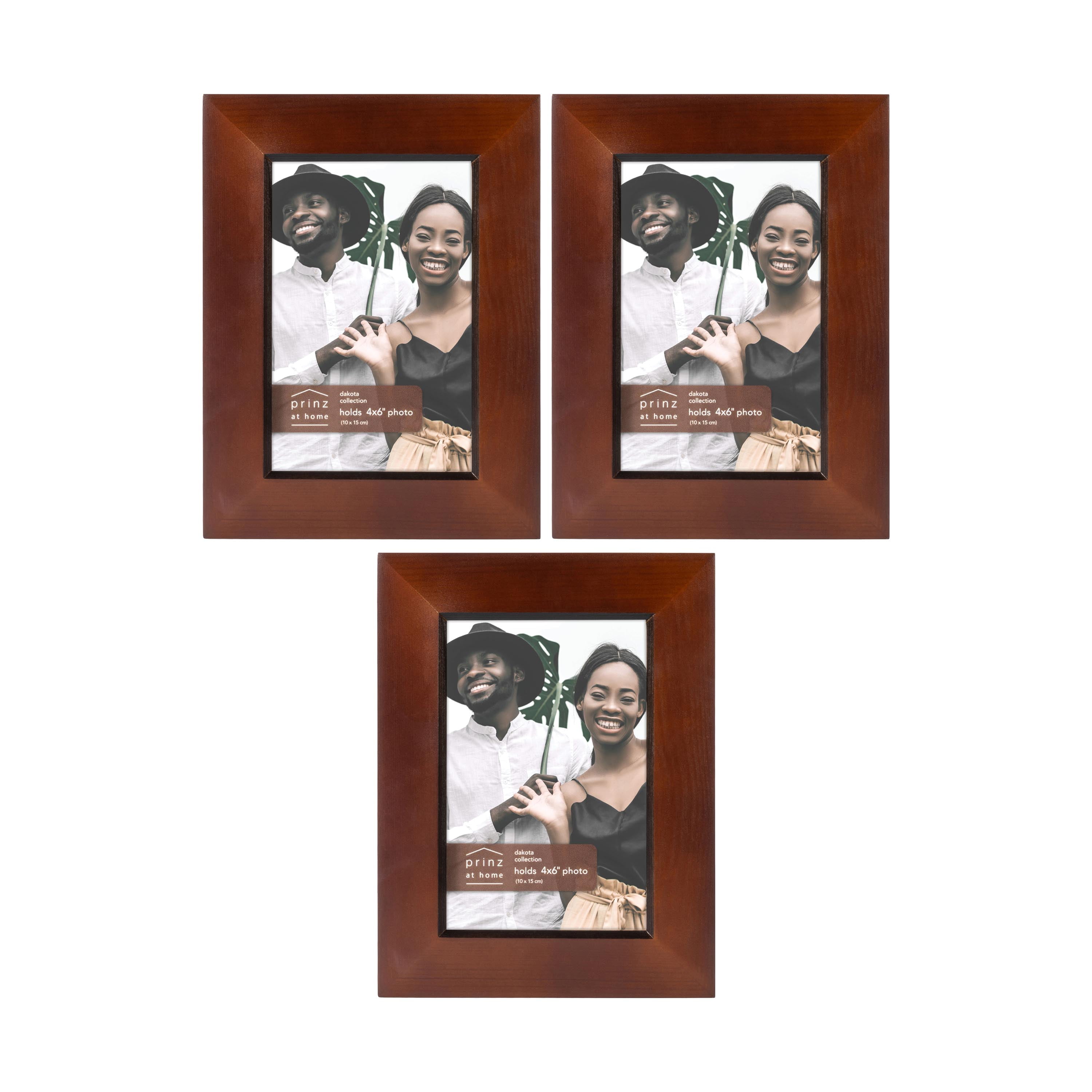GALLERY SOLUTIONS 14x18 Mahogany Wall Frame with White & Lavender Mat For 11x14 Image 