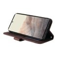 thumbnail image 5 of SaniMore Case for Google Pixel 7A 6.1" 2023 with Wrist/Crossbody Strap,Retro PU Leather Anti-scratch Card Slots Cash Pocket Kickstand Shockproof Anti-drop Wallet Business Cover, Brown, 5 of 10