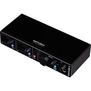 Arturia MiniFuse 2 Portable 2x Input USB-C MIDI Audio Interface, Black