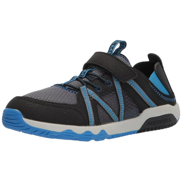 Merrell Hydro Free Roam Sport Sandal, Black/Blue, 11 US Unisex Big Kid