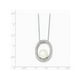 Pendentif Perle d'Eau Douce de Culture Blanche 10-11mm en Argent Sterling avec Chaîne – image 2 sur 2