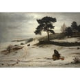 thumbnail image 3 of Sir John Everett Millais 24x18 Black Modern Framed Museum Art Print Titled - Blow Blow Thou Winter Wind (1892), 3 of 5