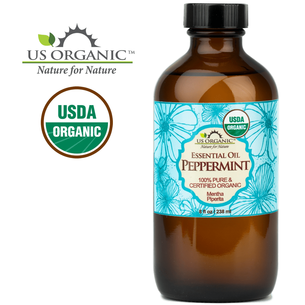 US Organic Peppermint Essential Oil, 100% Pure Certified USDA Organic