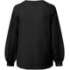 thumbnail image 3 of Camisetas holgadas con cuello en V para mujer, blusas elegantes, top de encaje, 3 of 4