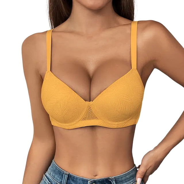 Brasier Tela de Mantequilla Sujetador de Mujer de Talla Grande, Versión Fina, con Aros de Acero para Accesorios de Ropa Interior. Extra Grande
