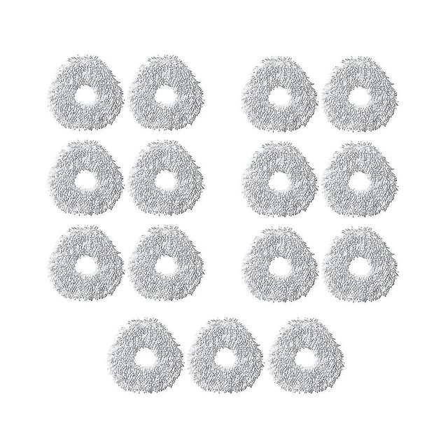 15 piezas de repuesto de almohadilla de fregona Paño de fregona reutilizable para accesorios de barrido de robot Narwal T10 Piezas Microf