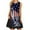 Sky Blue, variant on OAVQHLG3B Womens Dresses Sun Dresses Women Summer Casual 4th of July Outfits American flag Summer Casual Summer Sleeveless Round Neck Dress