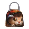thumbnail image 1 of Disketp Animal Cat Bolsa Térmica para Almuerzo, Lonchera con Abertura Amplia y Gran Capacidad, Organizador Reutilizable para Mujeres, Hombres y Adultos, 1 of 6