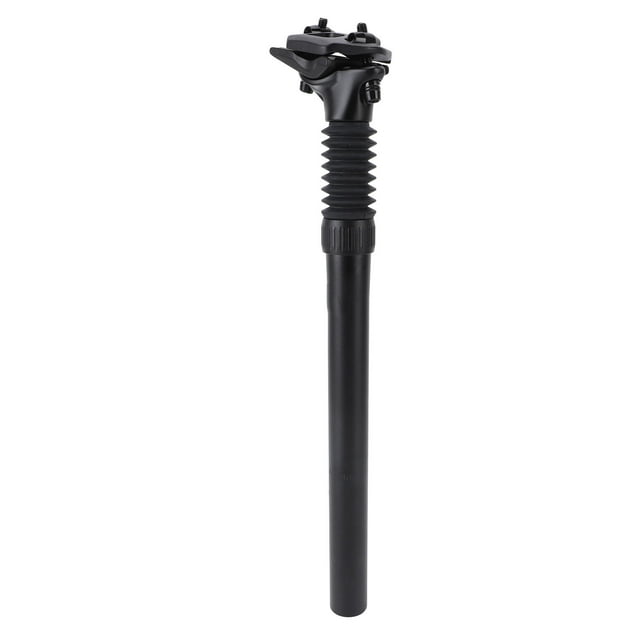 Suspension Seatpost, Lightweight Aluminum Alloy Effective Vibration Absorption with Spring Coils Anodized Surface Adjustable Rear Float Design for Replacement