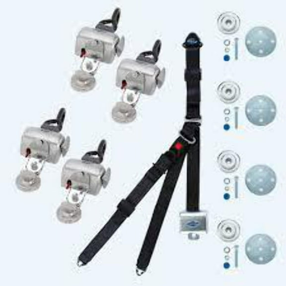 TITAN700 Retractor Kit & Occupant Restraint | S-Hooks & L-Track | AL760S-4C-SNC