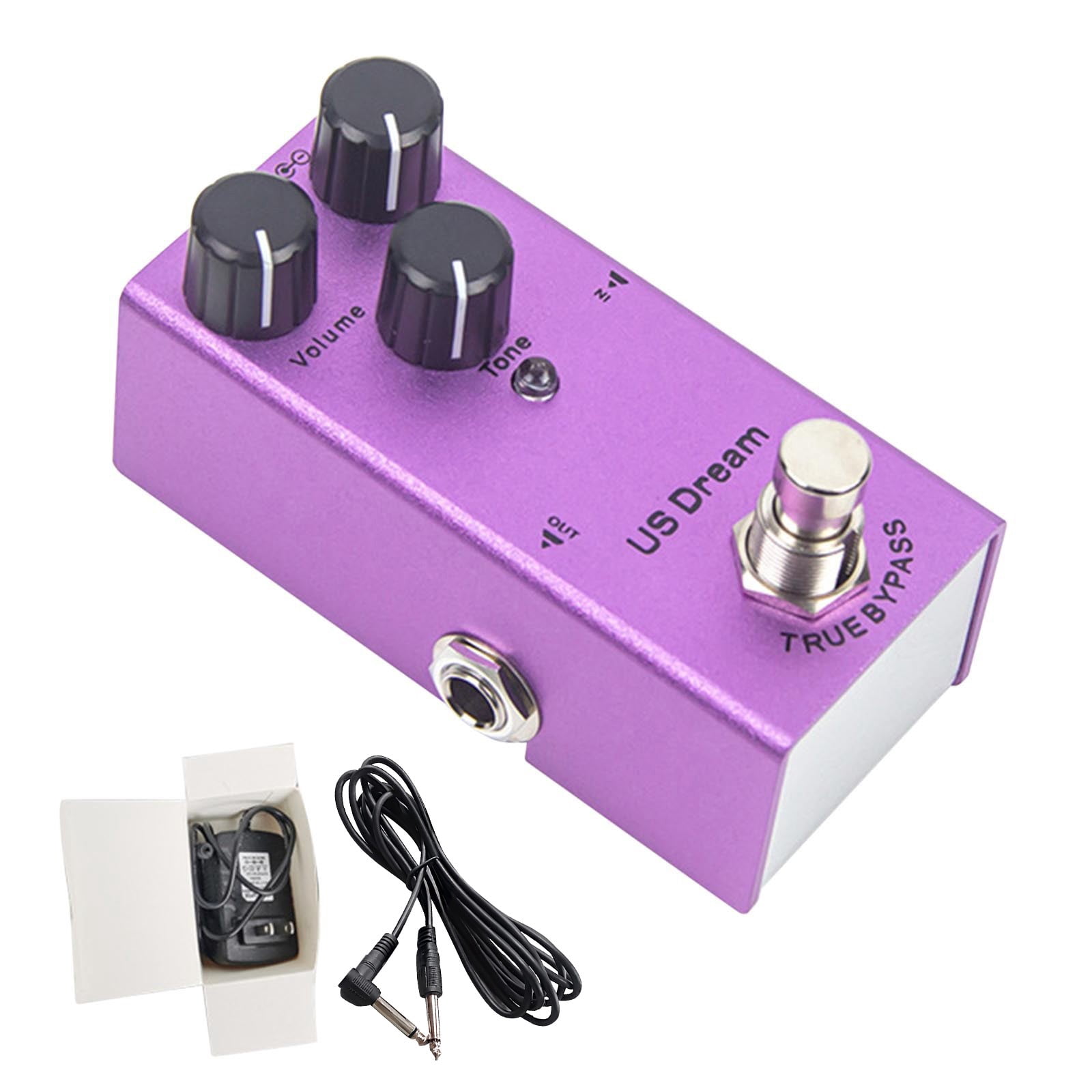 Msgweeeg Guitar Distortion Effects Pedal Metal Overload Reverb Choir Electric Instrument Accessory Sound Effects for Music Performance