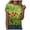 A1-Green, variant on Autumn Hunting Tree Camo Pattern Womens Graphic Printed T-Shirt Short Sleeve Casual Tees Tops (Dark Gray, S)