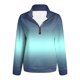 thumbnail image 3 of Gibobby Sudaderas Navideñas para Mujeres Mujer Diario Estampado Navidad Sudadera con Cuello en V Sudadera Informal con Cremallera Camisas Sueltas(Azul claro,CH), 3 of 4