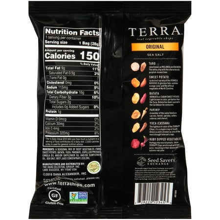 Terra Original Real Vegetable Chips, 1 Oz. Bag.4