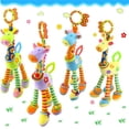 thumbnail image 4 of 3D Giraffe Plush Mobile, Colorful Educational Sensory Hanging Toy for Travel and Interactive Playtime Display Use, 4 of 9