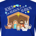 thumbnail image 4 of Inktastic Jesus is the Reason for the Season Christmas Nativity Long Sleeve Youth T-Shirt, 4 of 5