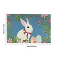 thumbnail image 3 of Easter Carpet Three Sizes Faux Wool Entry Door Mat Bathroom Non Slip Mat Cartoons Pattern Easter Decoration Holiday Decorations, 3 of 6