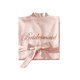 thumbnail image 1 of Batas Para Novias Bordada Suave Pijamas Dama Novia Rosa 55-70 KG, 1 of 5
